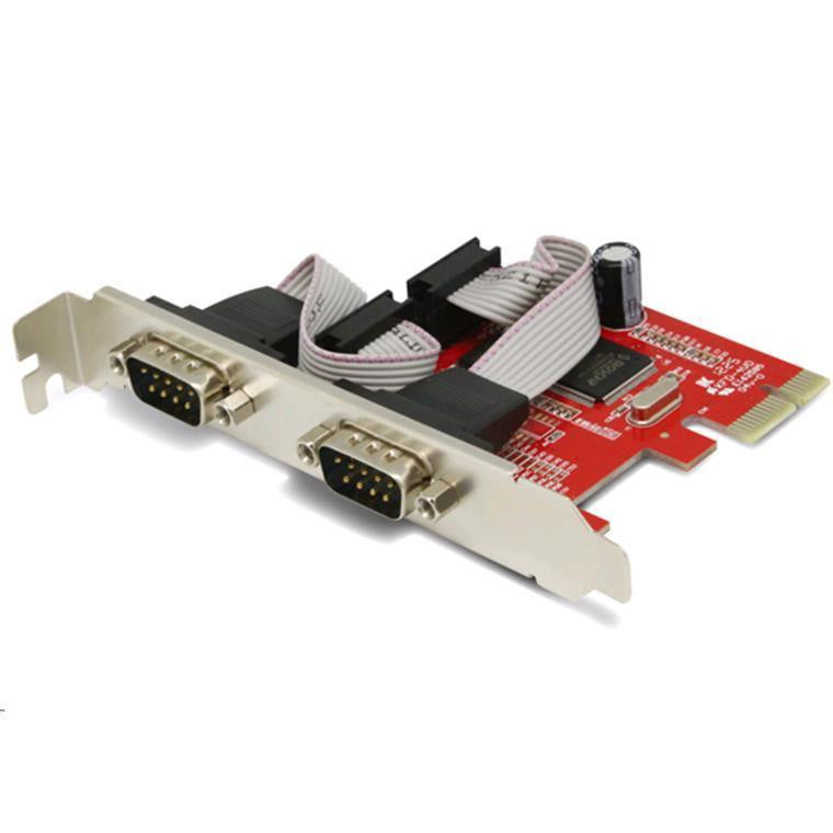 Unitek Y-7504 - 2 Port Serial PCI-E Card Includes Low Profile Brackets