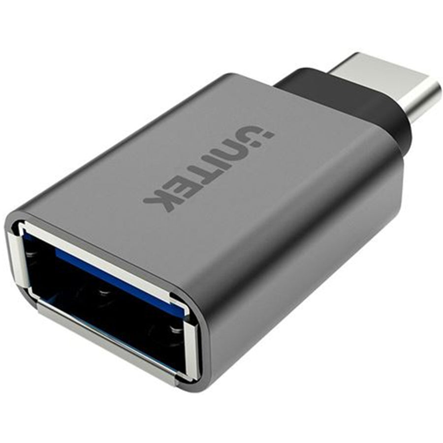 Unitek Y-A025CGY - USB 3.1 USB-C Male to USB-A Female Adapter. Apple Style Aluminium Housing
