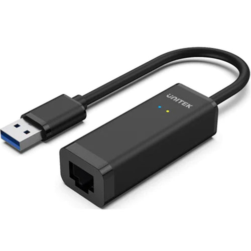 Unitek Y-3470 - USB-A 3.0 Gigabit Ethernet Converter. IPv4/v6 COE Wake-on-LAN. duplex.