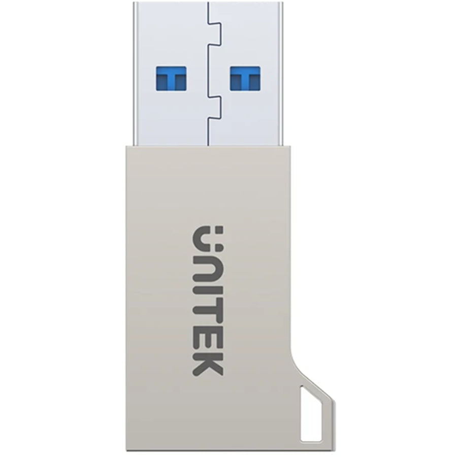 Unitek A1034NI - USB-A Male to USB-C Female Ultra-Tiny Adaptor w/ Easy Grip Design. Superspeed