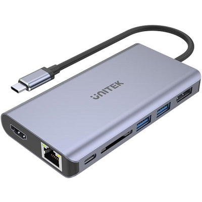 Unitek D1056A - 7-in-1 USB 3.1 Multi-Port Hub mit USB-C-Anschluss. Inklusive 1x HDMI-Anschluss 1x