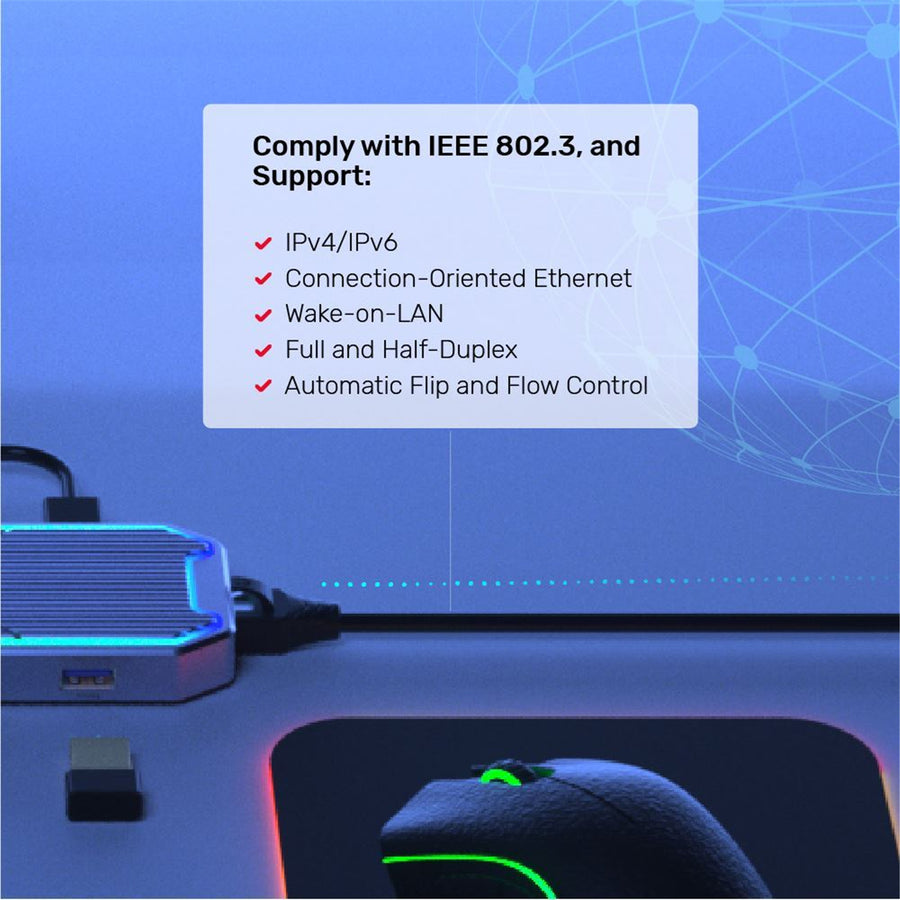 Unitek D1029A 7-in-1 Multi-Port 100W PD    Hub Supporting 10GbpswithUSB-CConnector.Includes2xUSB-A10Gbps Ports, 1x USB-C 10Gbps Port, 1x HDMI 4K60Hz Port, 1x RJ45 Gig Ethernet Port, 3.5mm Audio Port.