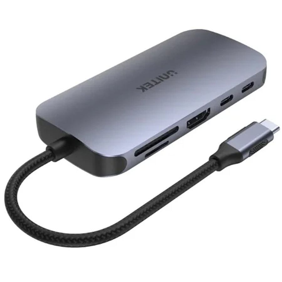 Unitek   9-in-1 USB 3.1 Multi-Port Hub with USB-C Connector - Space Grey