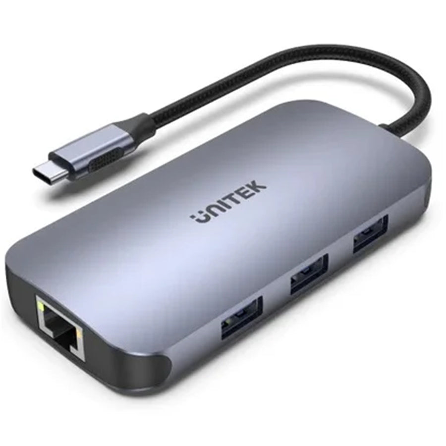 Unitek   9-in-1 USB 3.1 Multi-Port Hub with USB-C Connector - Space Grey