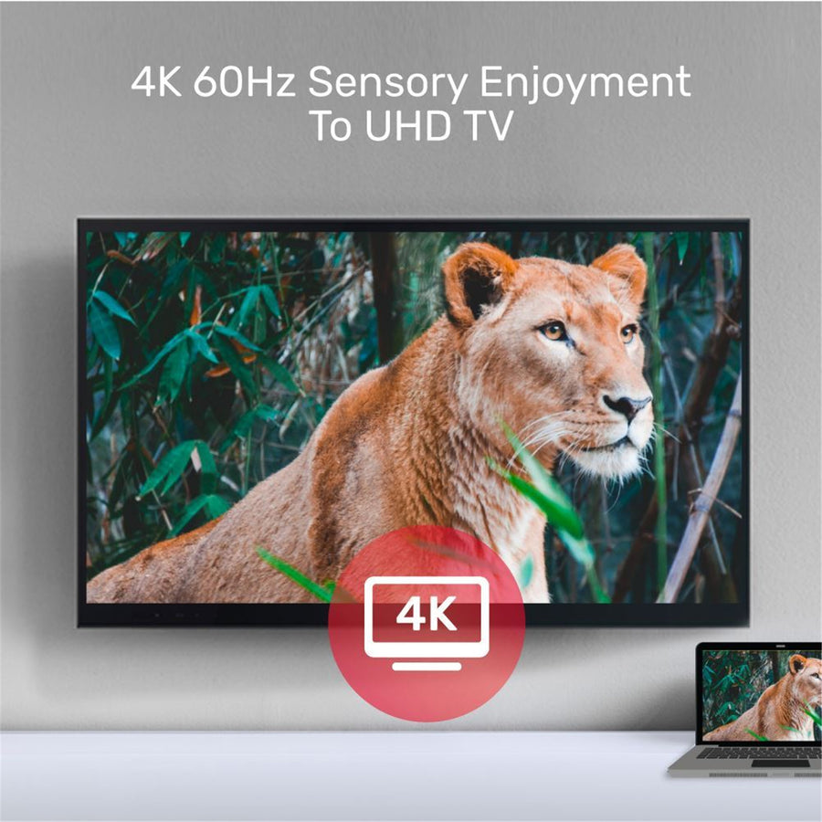 Unitek V1126A USB-C To HDMI 2.0 And VGA Adapter With MST Dual Monitor