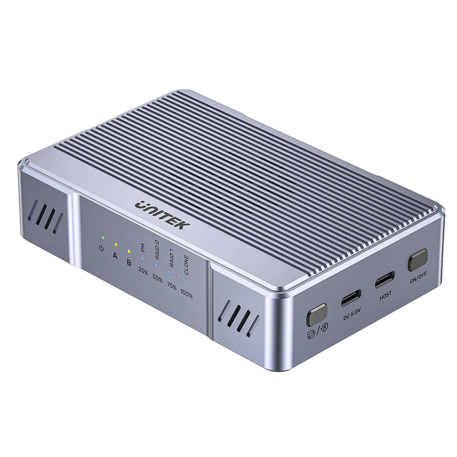 Unitek SolidForce S1247A 20Gbps Dual Bay Raid M.2 SSD Enclosure