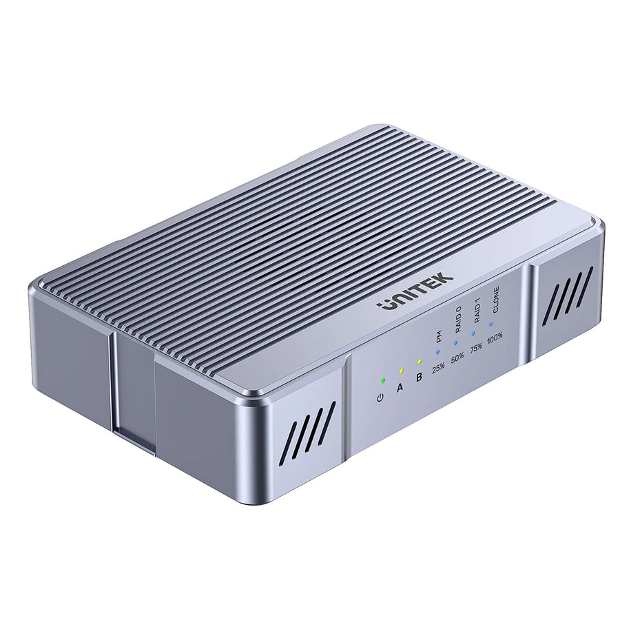 Unitek SolidForce S1247A 20Gbps Dual Bay Raid M.2 SSD Enclosure