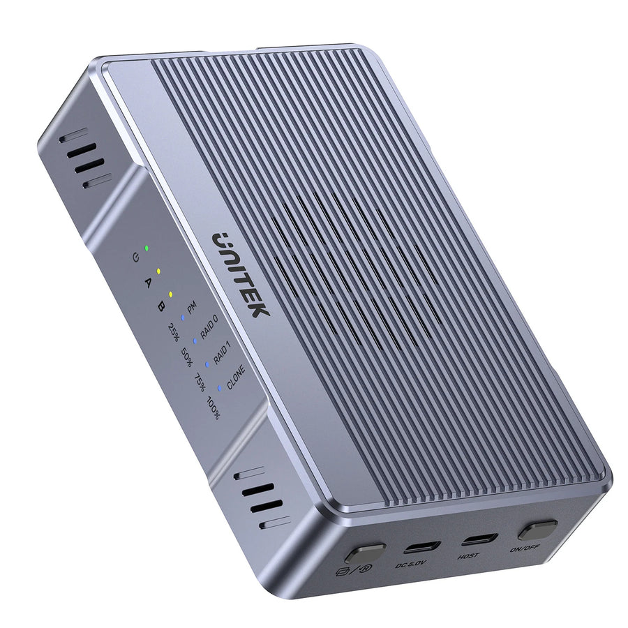 Unitek SolidForce S1247A 20Gbps Dual Bay Raid M.2 SSD Enclosure