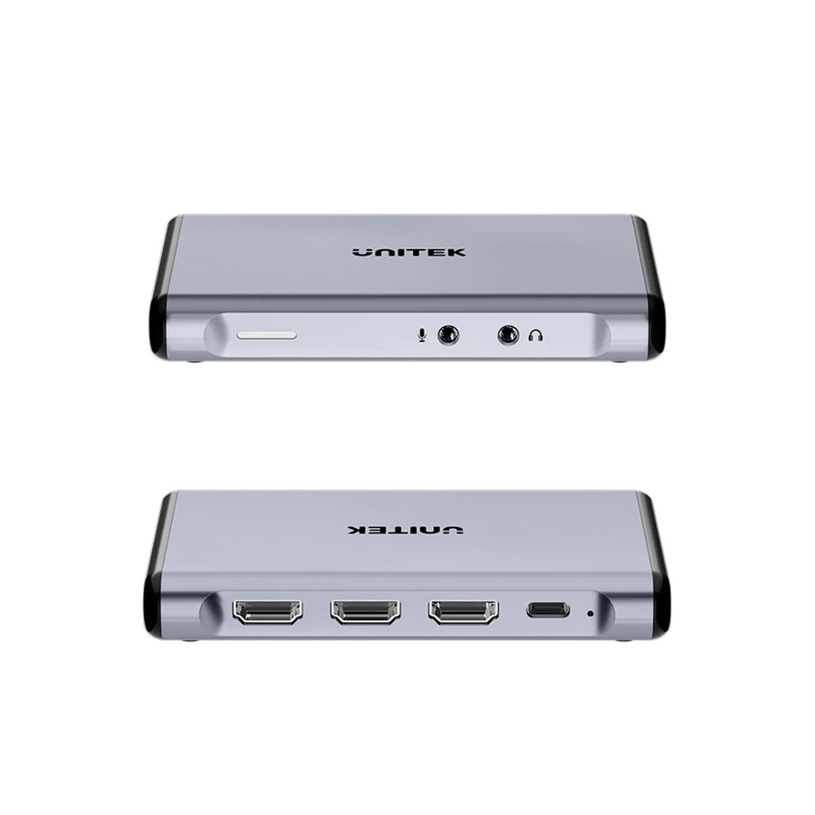 Unitek V1177A - Dual 4K HDMI Video Capture Card w/ Loop-out. Capture & Stream Instantly.