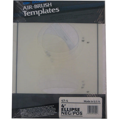 Badger 47-4 - BADGER ELIPSE TEMPLATES 4 INCH