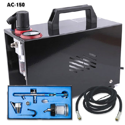 TBL - (AS-18BK) MINI COMPRESSOR W/GUN; KIT & TOOLS