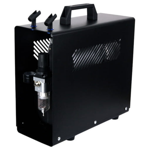 COMPRESSOR W/PRO GRAVITY A/BRUSH+SPARE NZL & NDL