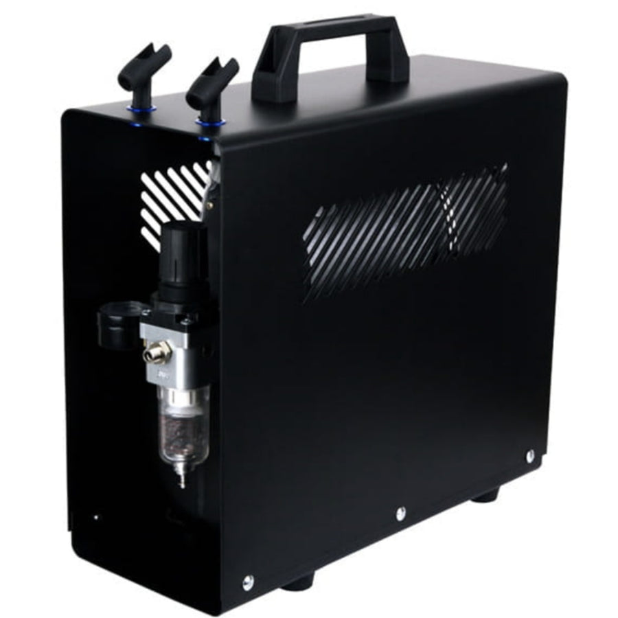 COMPRESSOR W/PRO GRAVITY A/BRUSH+SPARE NZL & NDL
