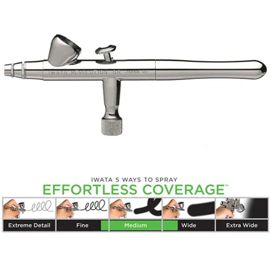 HP.BR - IWATA GRAVITY AIRBRUSH REVOLUTION 0.3MM R2500