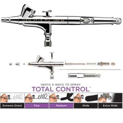 HP.BP - IWATA GRAVITY AIRBRUSH HIGH PRECISION PLUS 0.2MM H2001