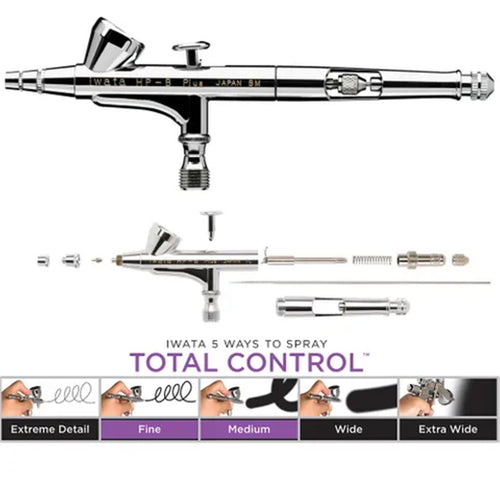 HP.BP - IWATA GRAVITY AIRBRUSH HIGH PRECISION PLUS 0.2MM H2001