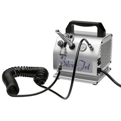 IS50F - IWATA AIRBRUSH COMPRESSOR SILVER JET + FILTER