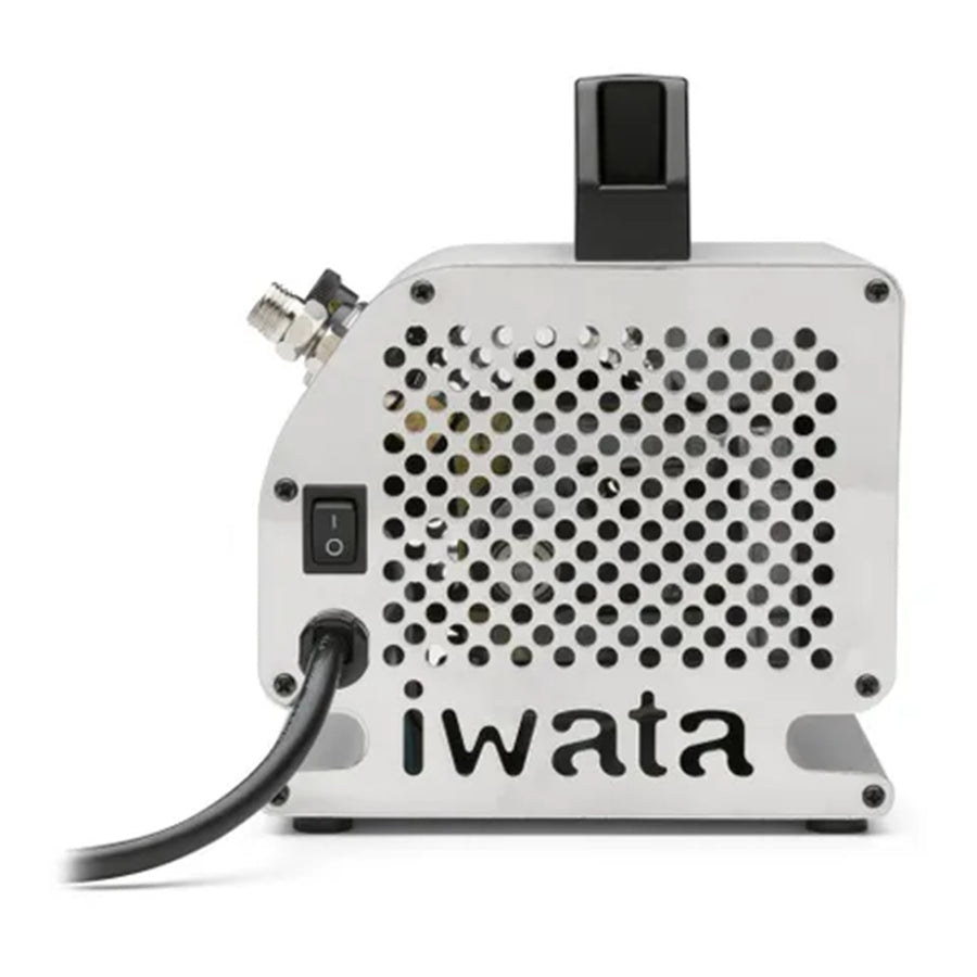 IS50F - IWATA AIRBRUSH COMPRESSOR SILVER JET + FILTER