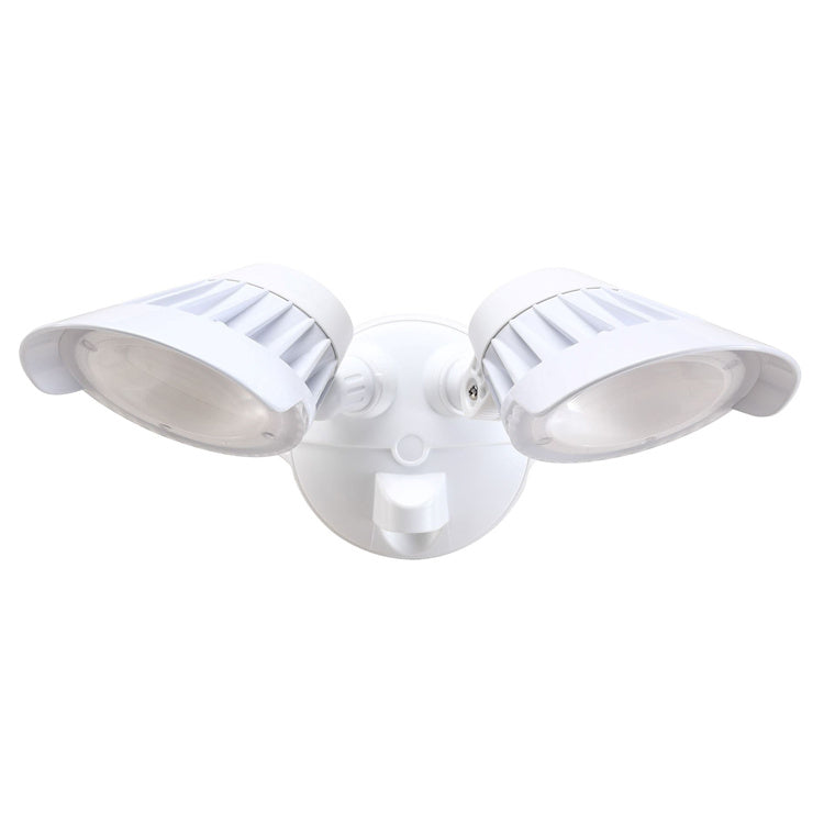 HOUSEWATCH 55-231 20W Twin LED Spotlight IP54 - 4000 Lumens - Stainless Steel Screws, White Colour