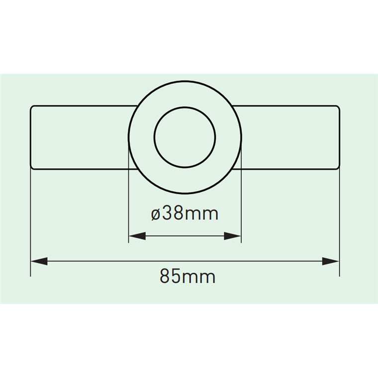 HOUSEWATCH 55-451 - 360 Degree Mini Flush Mount Sensor. IP40. Passive IR 5.6 - 11m Detect Range at 2.5m