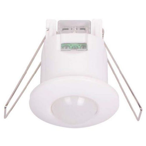 HOUSEWATCH 55-305 - Infrared Motion Sensor Recessed 41mm Cut Out. 360 Degree Detect Angle. Up to 6m