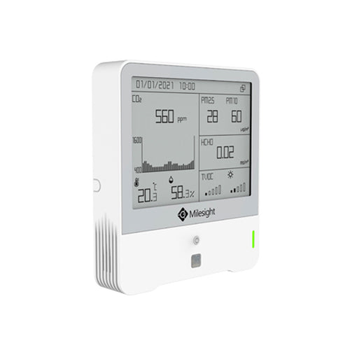 AM319-O3-915M - Milesight IoT AM319-O3-915M - Milesight AM319-O3-915M LoRaWAN 9 in 1 Indoor Ambience Monitoring Sensor - Temp, Humidity, PIR, Light, TVOC, Barometric Pressure, CO2, O3 (Ozone), PM2.5 and PM10165