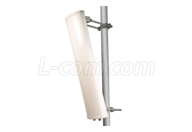 L-com ANT-131 - 2.4/ 4.9-5.8 GHz Dual Feed Dual Band 90 Deg Sector Antenna