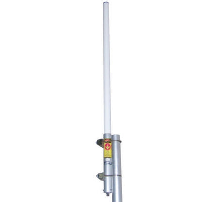 Fiberglas Rundstrahlantenne 885~960 MHz 9dBi, N-Buchse mit Edelstahlhalterung und DC-Kurzschlussschutz
