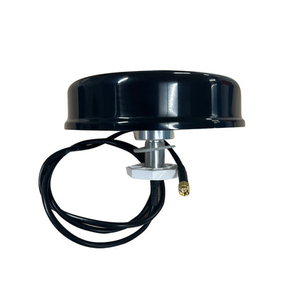 Go Wireless NZ 3dBi 698 - 2700MHz Low Profile Outdoor Omni Antenna with 100cm Cable and SMA Male connector - Black, UV Stable IP68