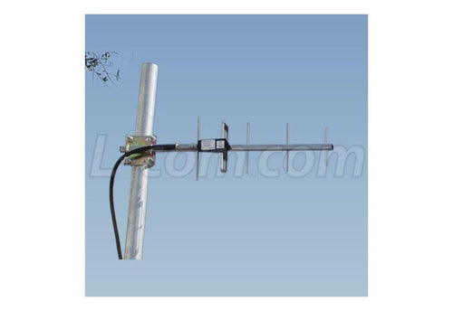 Go Wireless NZ ANT-54 - 9dBi 860-960MHz Yagi Antenna, Connector: N Female, Bracket: Stainless steel, U-bolt support 25mm to 50mm poles
