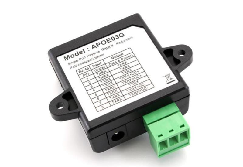 Go Wireless NZ APOE03G - Single-Port Passive Gigabit Redundant PoE Midspan/Injector