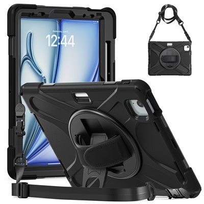 Generisch - Grip Case AR-G115 - Umhänge- und Handschlaufenhülle - iPad Air 11" M2 & M3