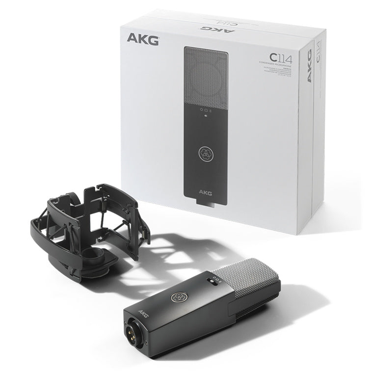 AKG C114 - LARGE DIAPHRAGM MULTI PATTERN CONDENSER MICROPHONE