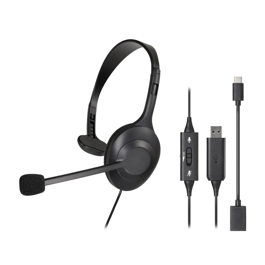 ATH-101USB - AUDIO TECHNICA SINGLE CHANNEL USB HEADSET W/CONDENSER MIC
