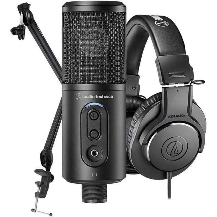 ATCREATORPK - AUDIO TECHNICA CREATION PACK INC ATR2500X M20X BOOM ARM TRIPOD & CABLE