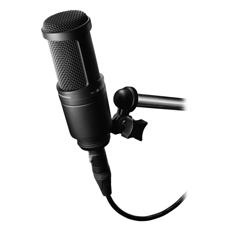 AUDIO TECHNICA AT2020BK - AT AT2020BK CARDIOID MICROPHONE