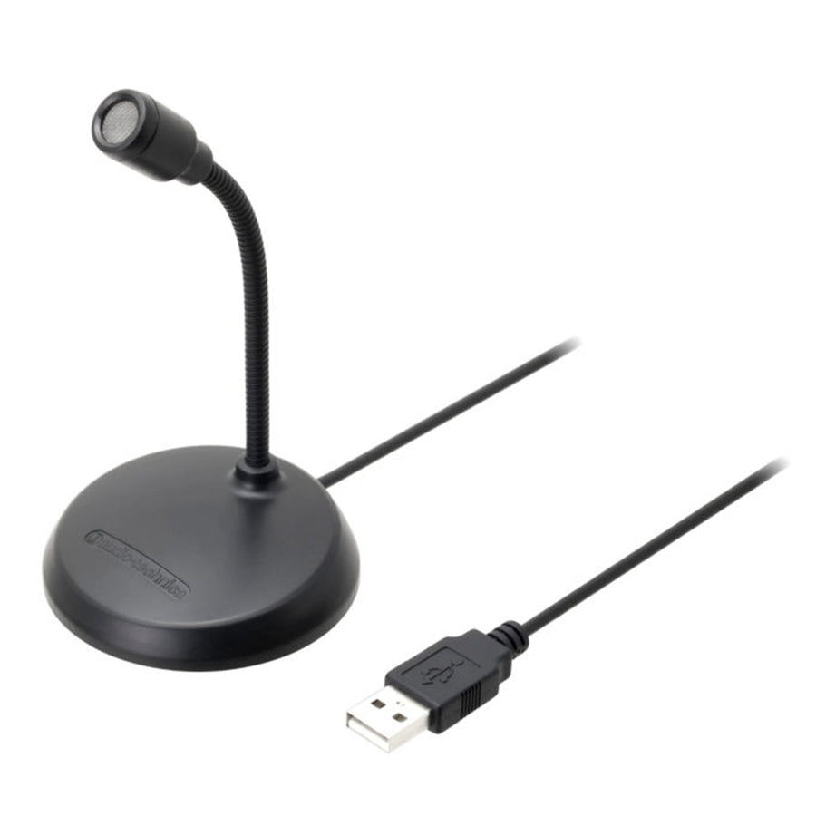 ATGM1-USB - AUDIO TECHNICA USB DESKTOP GAMING MICROPHONE WITH FLEXIBLE GOOSENECK