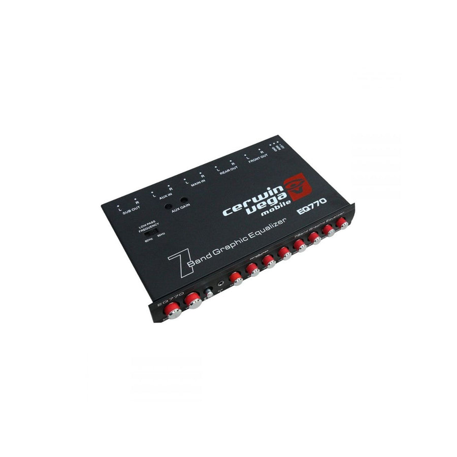 EQ770 - CERWIN VEGA SERIES 7 BAND PARAMETRIC EQUALIZER W/ AUX INPUT