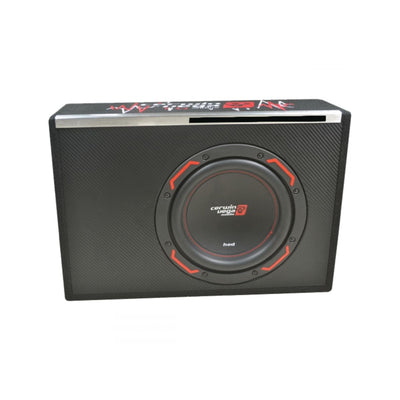 CERWIN VEGA 10" SLIM BOX SUBWOOFER AND AMPLIFIER ACTIVE 400W