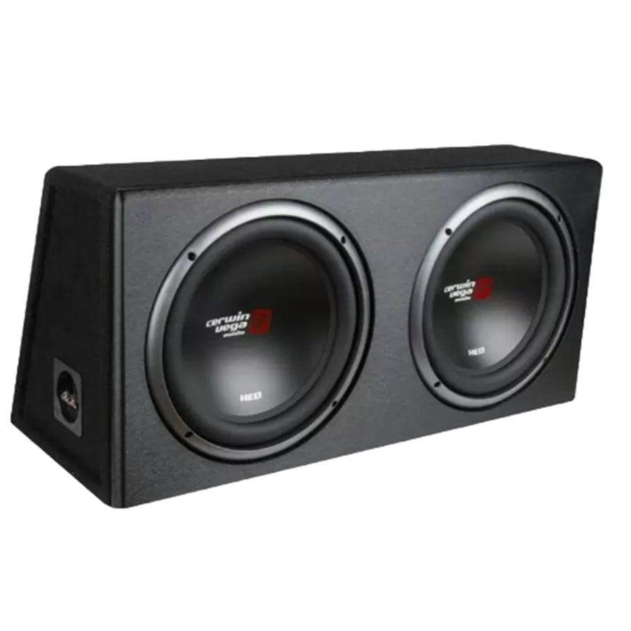 XE10DV - CERWIN VEGA DUAL 10" XED SERIES 2OHM LOAD SUBWOOFER ENCLOSURE 450W RMS / 1600W MAX