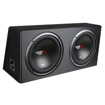 XE12DV - CERWIN VEGA DUAL 12" XED SERIES 2OHM LOAD SUBWOOFER ENCLOSURE 450W RMS / 1600W MAX
