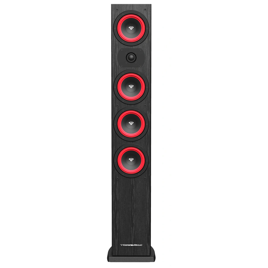 LA44B - CERWIN VEGA LA SERIES HOME AUDIO 4" 3-WAY TOWER FLOOR SPEAKER BLACK 280W MAX PAIR