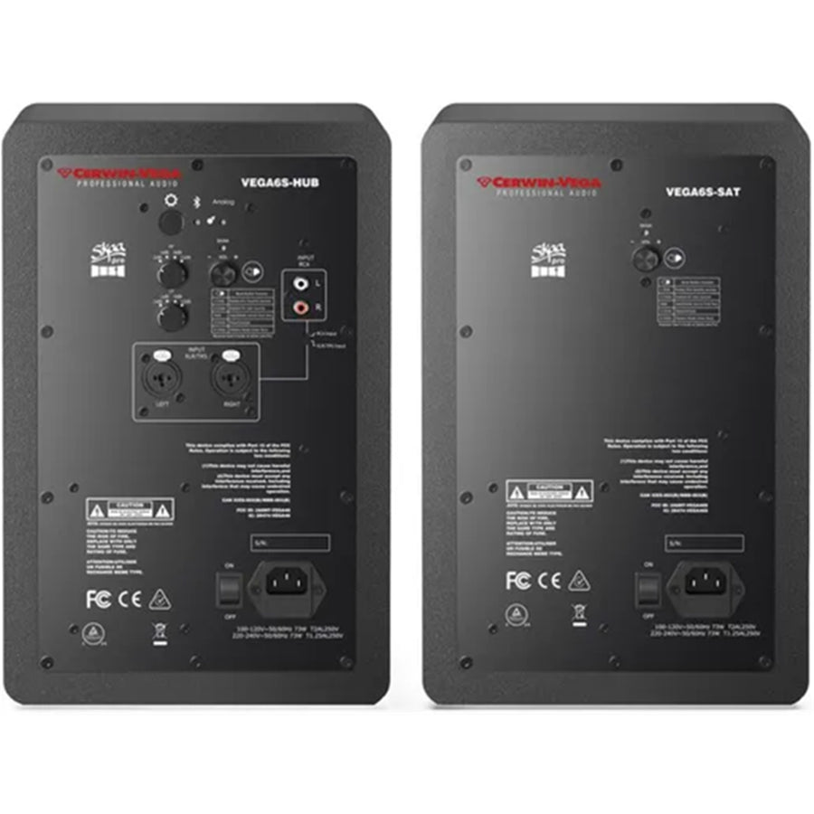 VEGA6S - CERWIN VEGA HOME & STUDIO 6" TWO-WAY SKAA WIRELESS MONITOR PAIR (HUB + SAT)