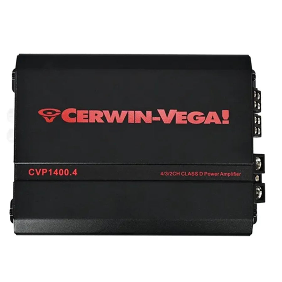 CERWIN VEGA CVP SERIES 4CH AMPLIFIER 90W RMS X4 @ 4OHM | 140W RMS X4 @ 2OHM