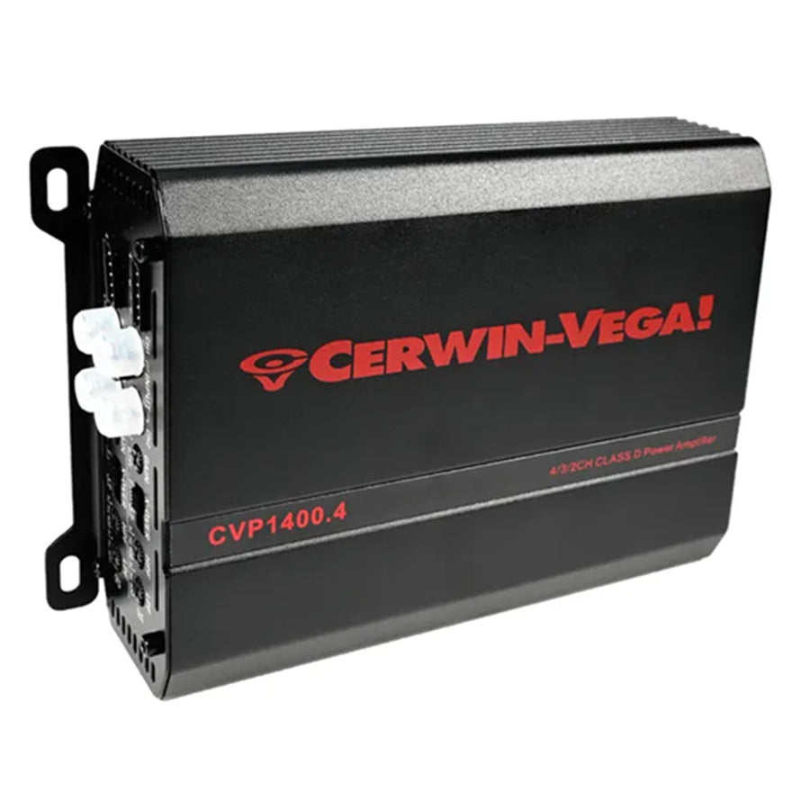 CERWIN VEGA CVP SERIES 4CH AMPLIFIER 90W RMS X4 @ 4OHM | 140W RMS X4 @ 2OHM