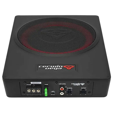 VPAS821 - CERWIN VEGA 8" 2 CH UNDERSEAT ACTIVE SUBWOOFER 290W MAX 150W RMS X1 | 70W RMS X2 @ 4OHM