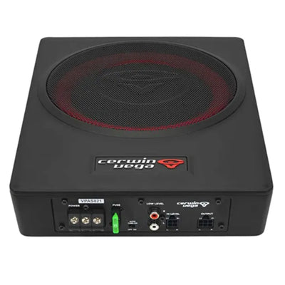 VPAS841 - CERWIN VEGA 8" 4 CH UNDERSEAT ACTIVE SUBWOOFER 430W MAX 150W RMS X1  | 70W RMS X4 @ 4 OHM