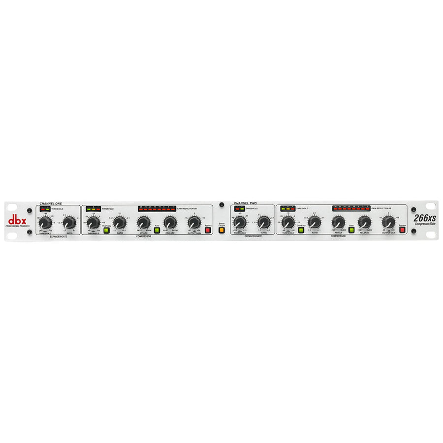 DBX 266XS - DUAL COMPRESSOR/EXPANDER/GATE W/XLRS
