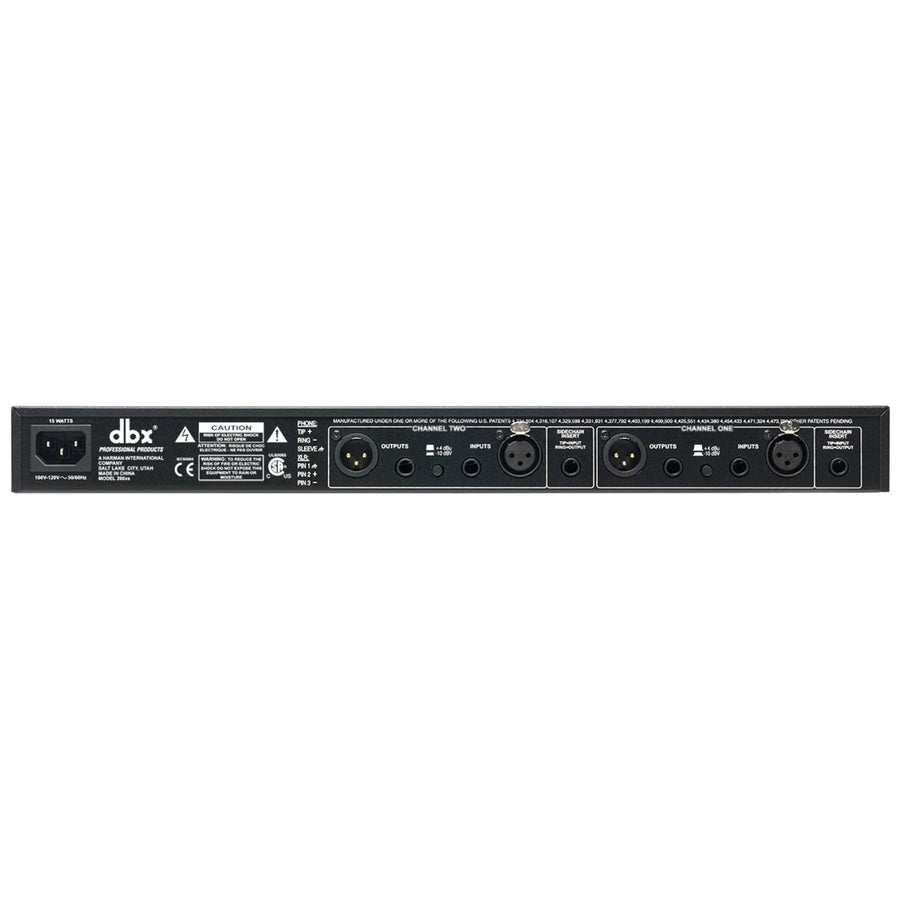 DBX 266XS - DUAL COMPRESSOR/EXPANDER/GATE W/XLRS