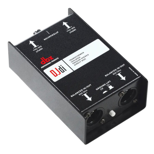 DBX PERFORMANCE GRADE 2CH STEREO PASSIVE DI BOX